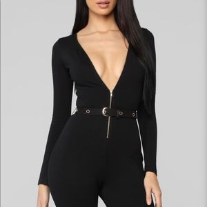 Black jumpsuit